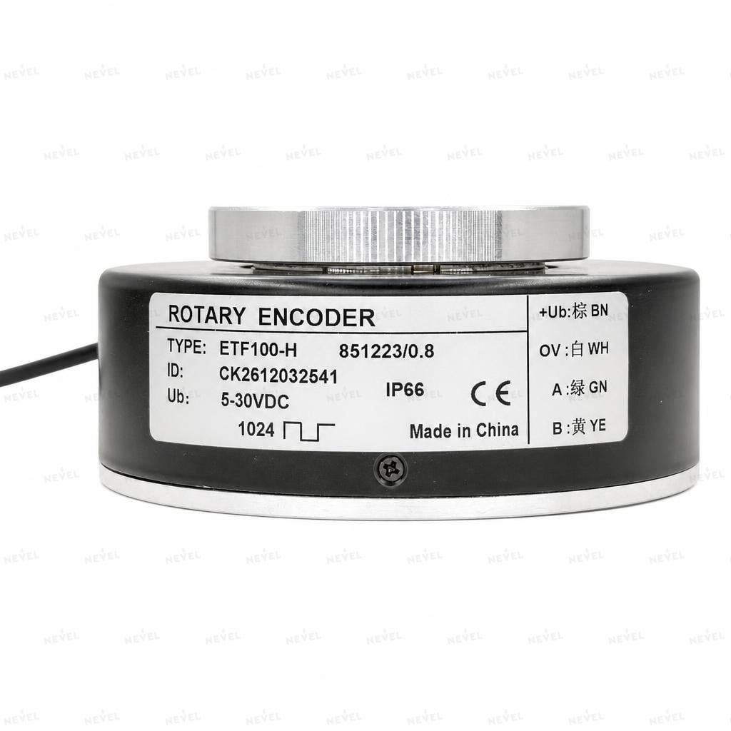 ETF100-H 1024 P/R Push-Pull 5-30VDC Инкрементальный энкодер с полым валом для башенных кранов