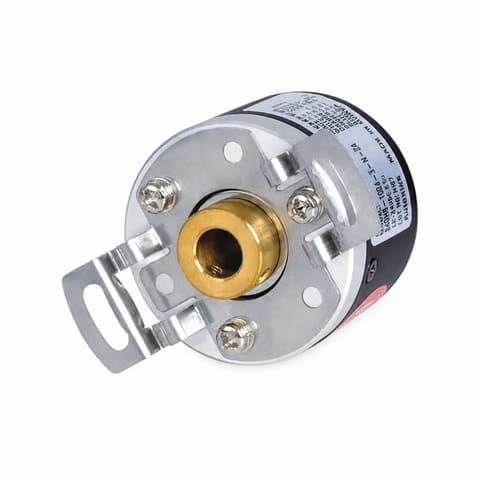 E40H8-2000-3-N-24 2000 P/R NPN 12-24VDC Инкрементальный энкодер с полым валом Ø8мм AUTONICS