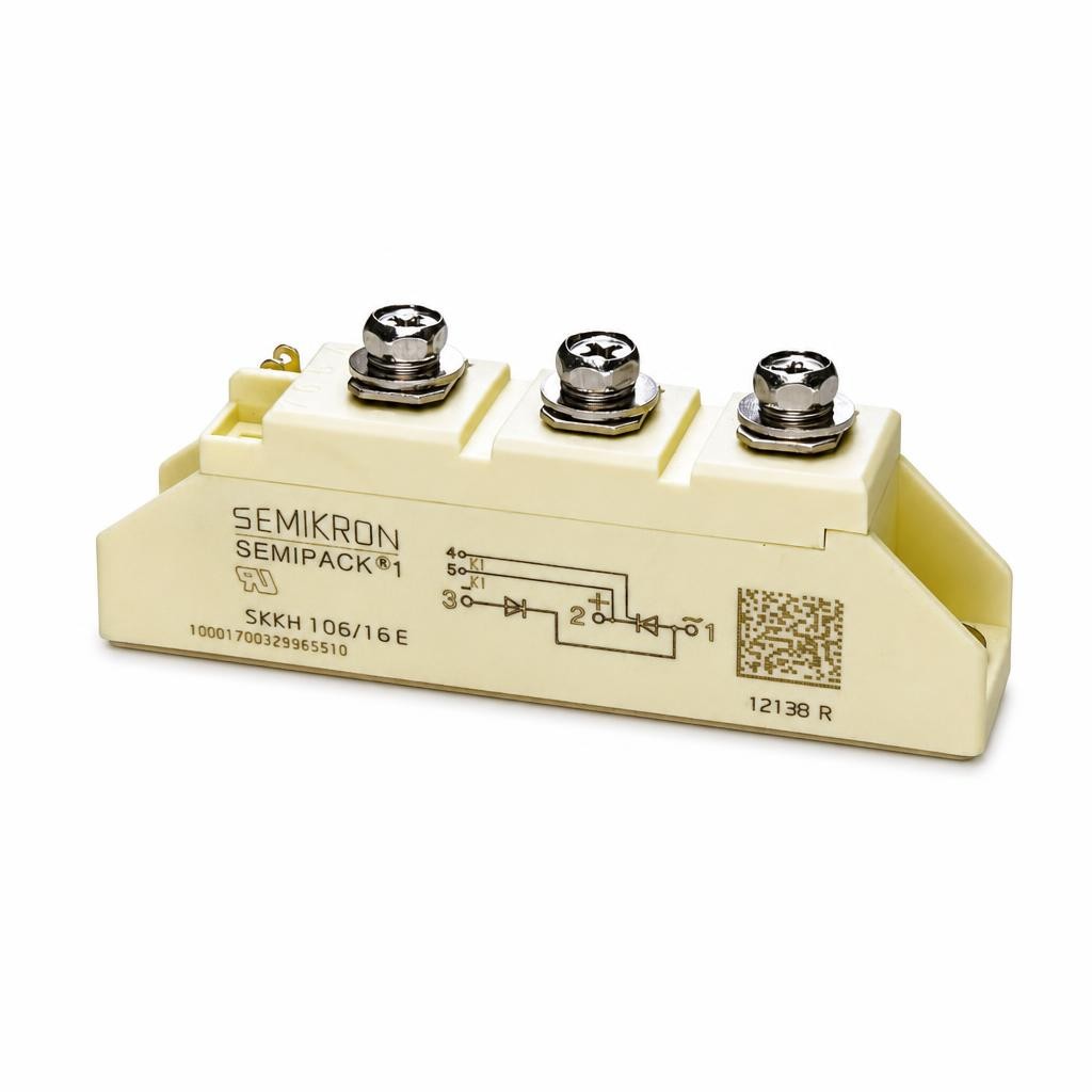 SKKH 106/16E Тиристорно-диодный модуль 1600В 106А