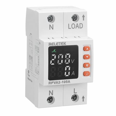 RPVA2-100A 100А 1ф Реле напряжения Reletek