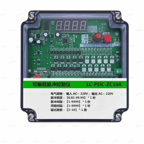 LC-PDC-ZC10A 10 kanalli 220VAC impulsli puflash kontrolleri — 2