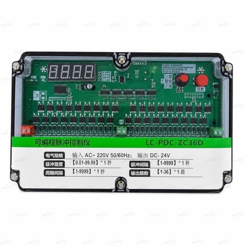 LC-PDC-ZC36D 36 kanalli 24VDC impulsli puflash kontrolleri — 2