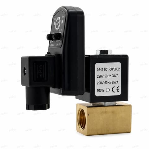 MIC-HP40 220VAC Клапан с таймером автослива конденсата G1/2 до 40 бар — 2