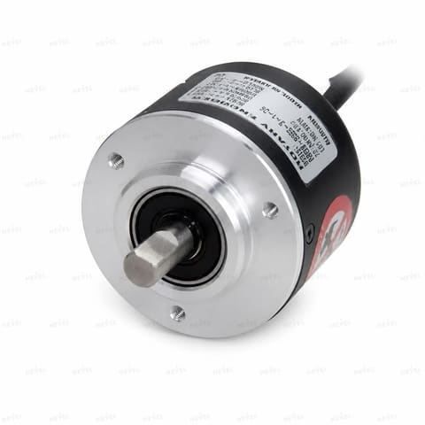 E40S6-2500-3-T-24 2500 P/R Push-Pull 12-24VDC Инкрементальный энкодер с валом Ø6мм AUTONICS — 1
