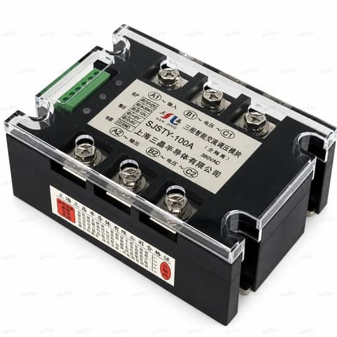SJSTY-100A 100А 0-10VDC/0-5VDC/12VDC/4-20mA / 380VAC Трёхфазное твердотельное реле SSR