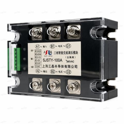 SJSTY-100A 100А 0-10VDC/0-5VDC/12VDC/4-20mA / 380VAC Трёхфазное твердотельное реле SSR — 2