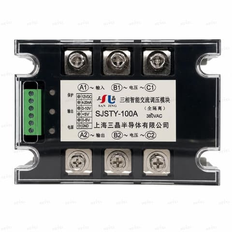 SJSTY-100A 100А 0-10VDC/0-5VDC/12VDC/4-20mA / 380VAC Трёхфазное твердотельное реле SSR — 3