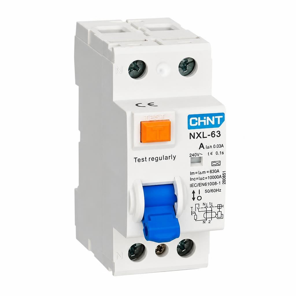 NXL-63 1P+N 63A УЗО 30mA тип AC CHINT