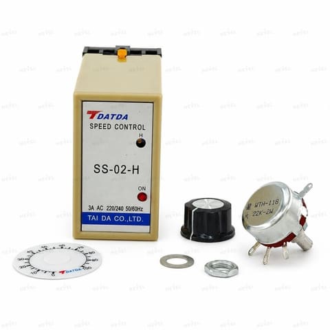 SS-02-H 3A 220VAC dvigatel tezligi regulyatori — 3