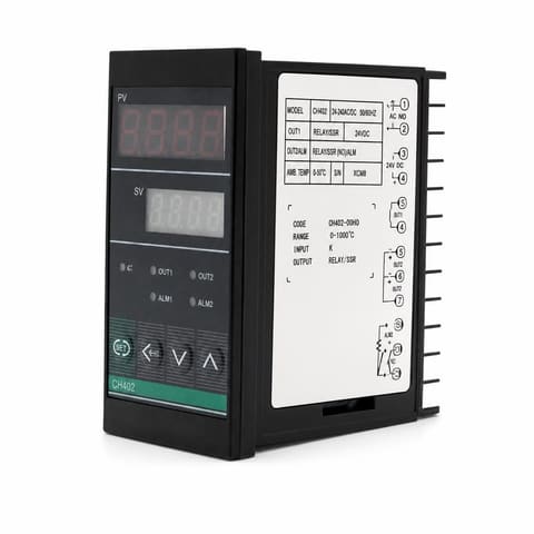 CH402 Терморегулятор электронный RELAY+SSR 100-240VAC 48x96 — 1