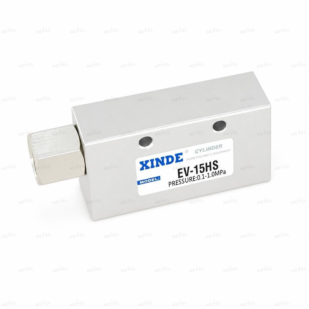 EV-15HS vakuum generatori (ejektor), soplo 1,5 mm -92 kPa 53 l/min