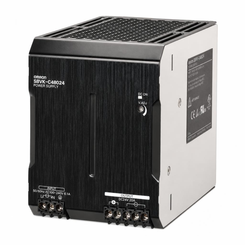 S8VK-C48024 24V 20A DIN-reykaga quvvat manbai Omron