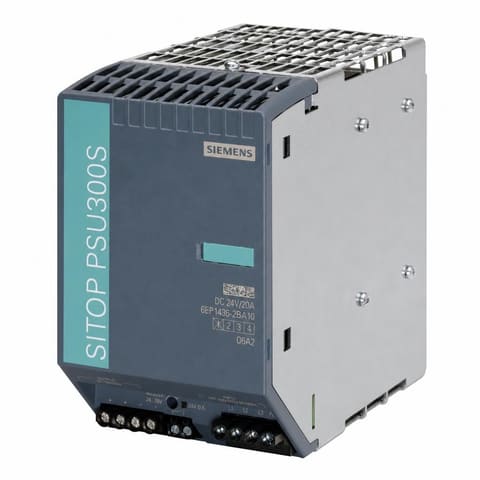 6EP1436-2BA10 24В 20A Блок питания трёхфазный на DIN-рейку Siemens SITOP PSU300S