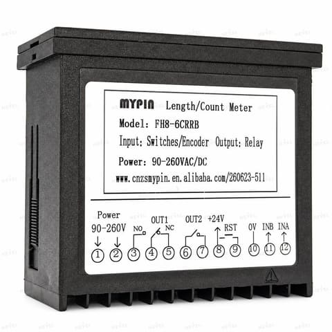 FH8-6CRRB Счётчик импульсов и длины RELAY 90-260VAC/DC 96x48 MYPIN — 3