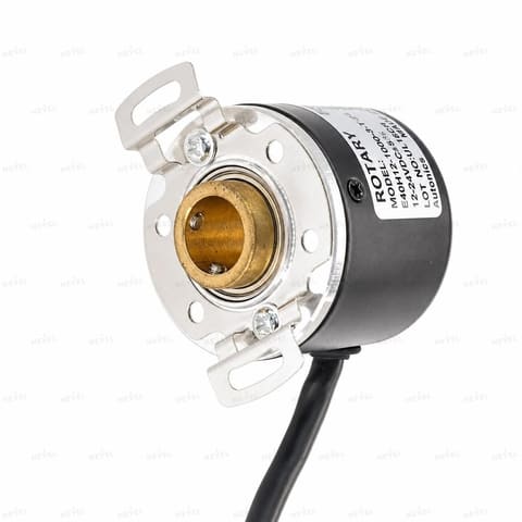 E40H12-1000-3-T-24 1000 P/R Push-Pull 12-24VDC Инкрементальный энкодер с полым валом Ø12мм AUTONICS — 2