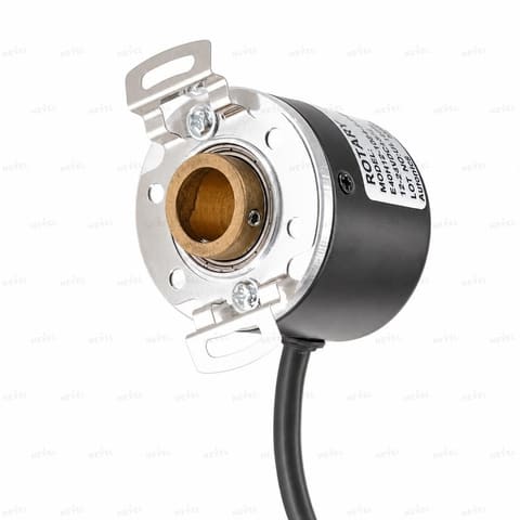 E40H12-1024-3-T-24 1024 P/R Push-Pull 12-24VDC Инкрементальный энкодер с полым валом Ø12мм AUTONICS — 2