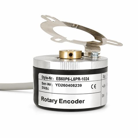 EB50P6-L5PR-1024 1024 P/R Line Driver 5VDC Инкрементальный энкодер с полым валом Ø6мм