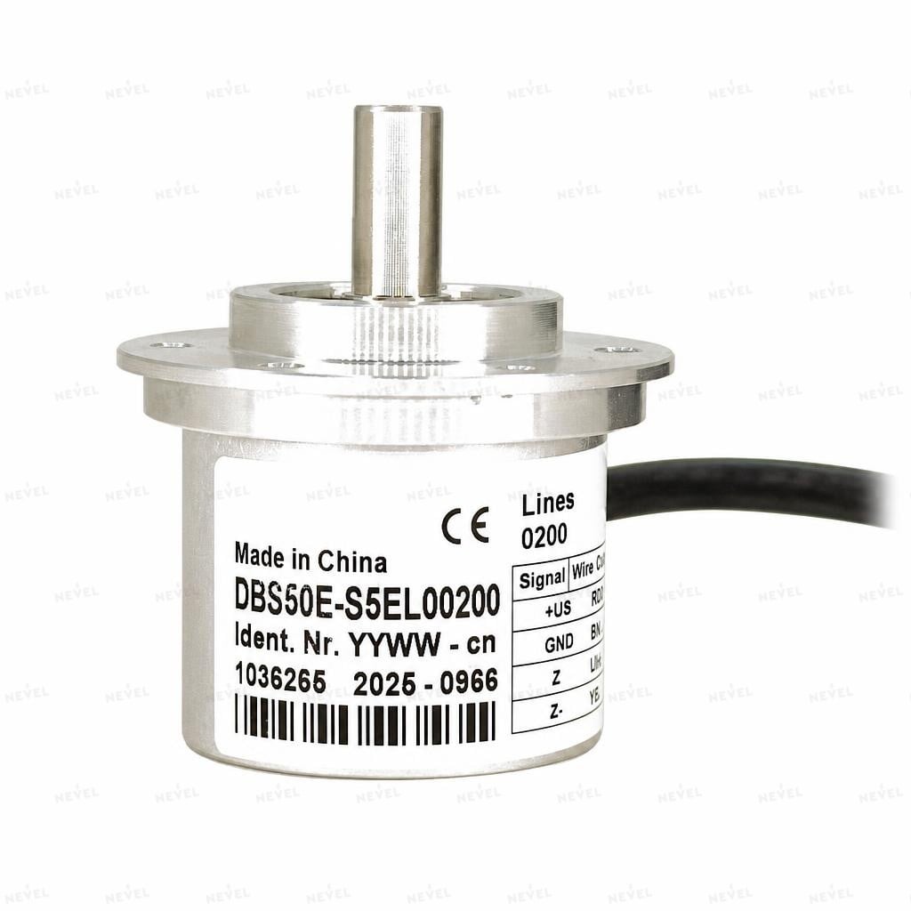 DBS50E-S5EL00200 200 P/R Push-Pull 7-30VDC Инкрементальный энкодер с валом Ø8мм