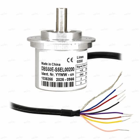 DBS50E-S5EL00200 200 P/R Push-Pull 7-30VDC Инкрементальный энкодер с валом Ø8мм — 3