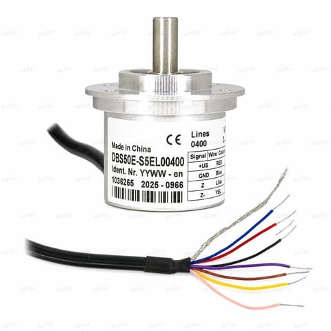 DBS50E-S5EL00400 400 P/R Push-Pull 7-30VDC Инкрементальный энкодер с валом Ø8мм — 2