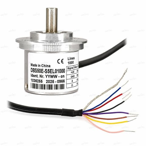 DBS50E-S5EL01024 1024 P/R Push-Pull 7-30VDC Инкрементальный энкодер с валом Ø8мм — 2