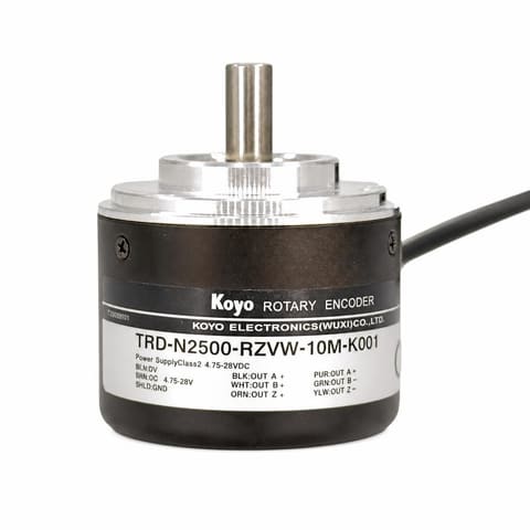 TRD-N2500-RZVW-10M-K001 2500 P/R Line Driver 5VDC Инкрементальный энкодер с валом Ø8мм кабель 10м KOYO