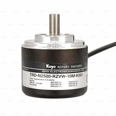 TRD-N2500-RZVW-10M-K001 2500 P/R Line Driver 5VDC Инкрементальный энкодер с валом Ø8мм кабель 10м KOYO — 1