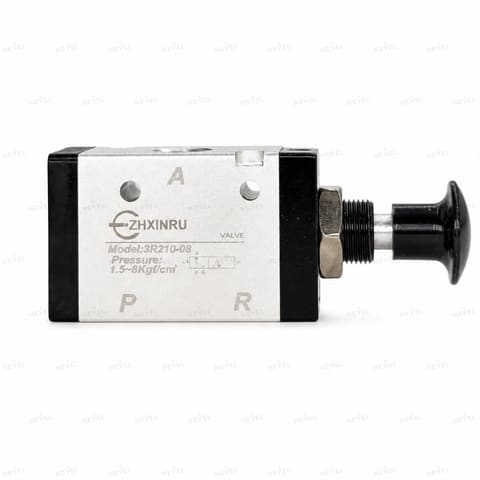 3R210-08 Пневмораспределитель ручной поворотный 3/2 G1/4" — 2