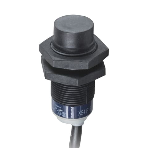 XS4P18AB110 24-48VDC Аналоговый индуктивный датчик расстояния M18 — 1