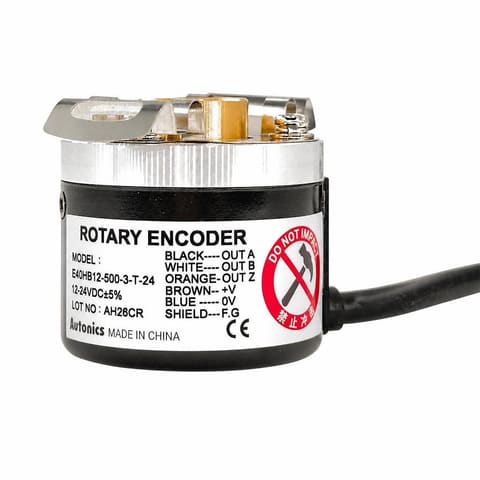E40HB12-500-3-T-24 500 P/R Push-Pull 12-24VDC Инкрементальный энкодер с полым валом Ø12мм AUTONICS