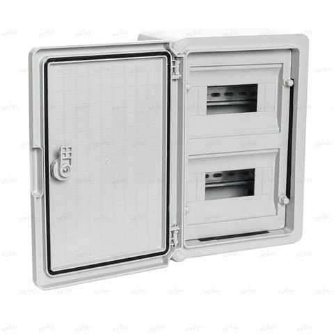 Щит пластиковый 250×350×150 мм IP65 с DIN-рейкой на 18 модулей ABS — 2