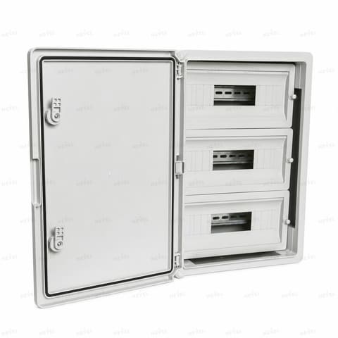Щит пластиковый 350×500×190 мм IP65 с DIN-рейкой на 45 модулей ABS — 2