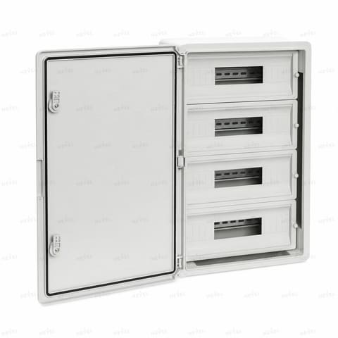 Щит пластиковый 400×600×200 мм IP65 с DIN-рейкой на 60 модулей ABS — 2