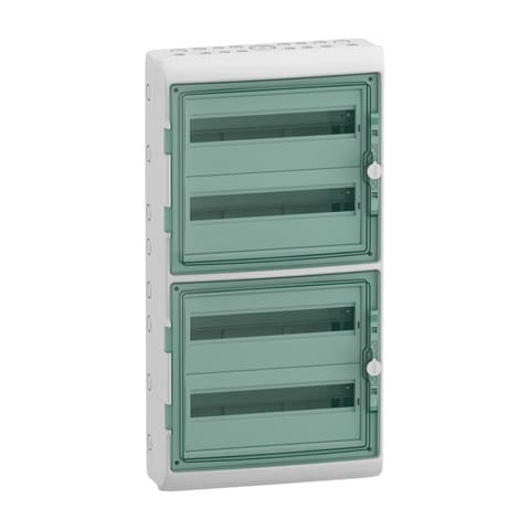 13987 Щит пластиковый Kaedra IP65 накладной на 72 модуля Schneider Electric — 1