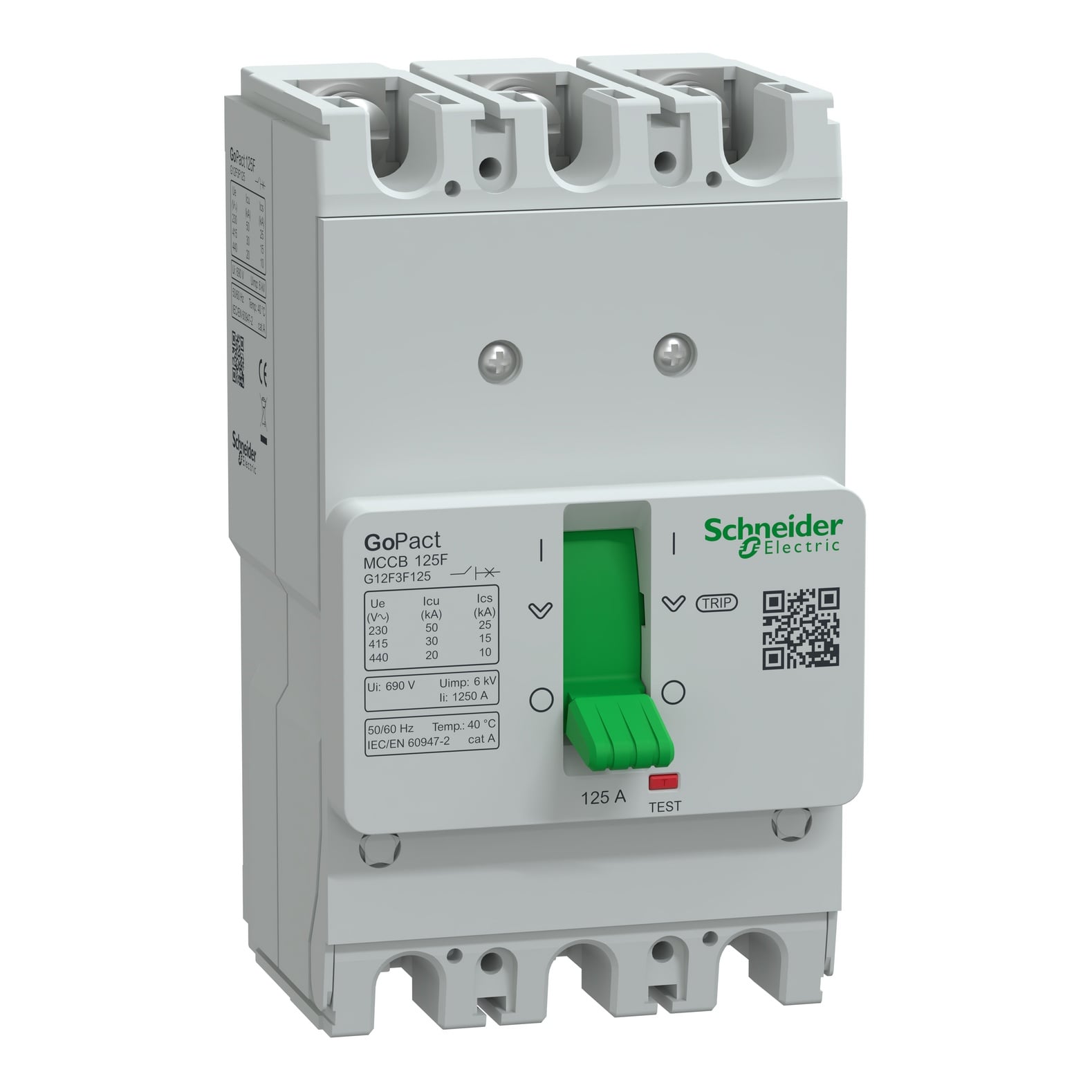 G12F3F50 GoPact 125 3P 50A 30kA Автоматический выключатель нерегулируемый Schneider Electric