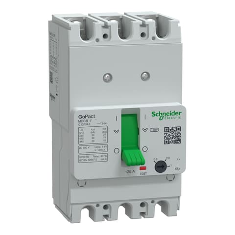 G12F3A80 GoPact 125 3P 80A 30kA Автоматический выключатель регулируемый Schneider Electric — 1