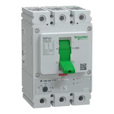 G25B3A250 GoPact 250 3P 250A 25kA Автоматический выключатель регулируемый Schneider Electric