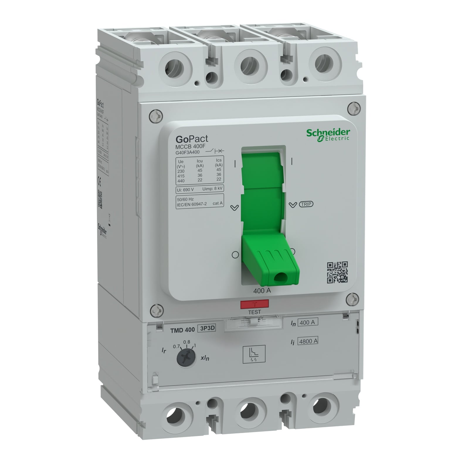 G40F3A320 GoPact 400 3P 320A 36kA Автоматический выключатель регулируемый Schneider Electric