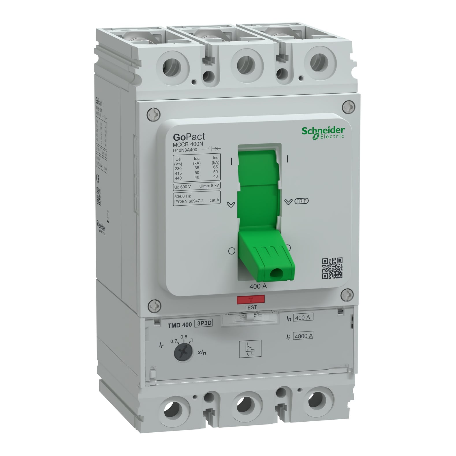 G40N3A400 GoPact 400 3P 400A 50kA Автоматический выключатель регулируемый Schneider Electric
