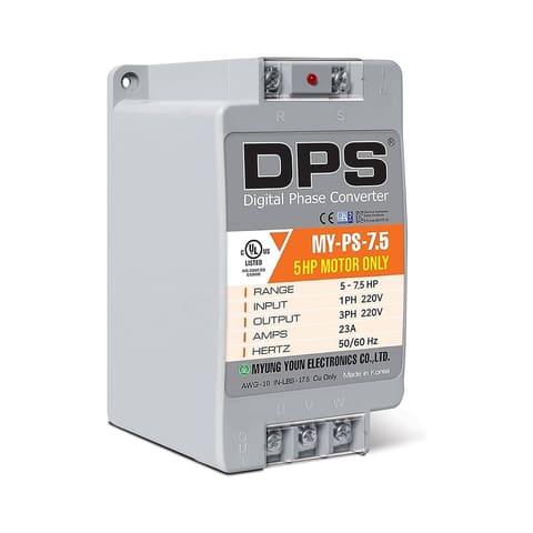 MY-PS-7.5 3,7кВт 15A 220В 1ф→3ф Цифровой преобразователь фаз DPS — 1