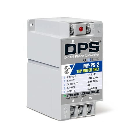MY-PS-2 0,75кВт 3A 220В 1ф→3ф Цифровой преобразователь фаз DPS