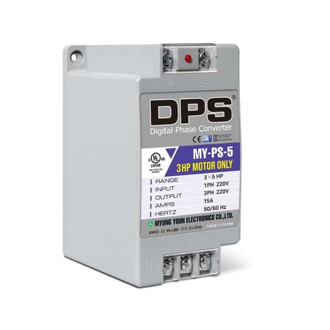 MY-PS-5 2,2кВт 9A 220В 1ф→3ф Цифровой преобразователь фаз DPS — 1