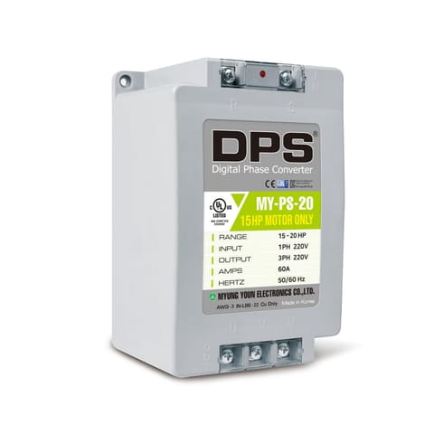 MY-PS-20 11кВт 45A 220В 1ф→3ф Цифровой преобразователь фаз DPS — 1