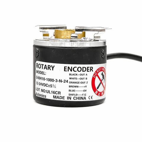 E40H10-1000-3-N-24 1000 P/R NPN 12-24VDC Инкрементальный энкодер с полым валом Ø10мм AUTONICS
