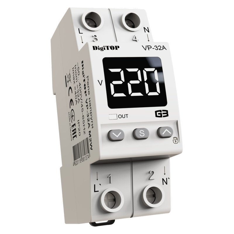 Реле напряжения vp 32a Реле напряжения vp 32a